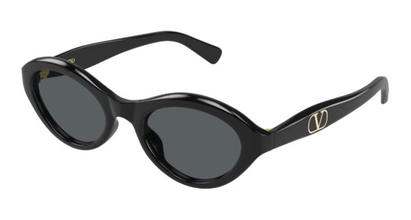 VALENTINO Sunglasses Black Black Grey/