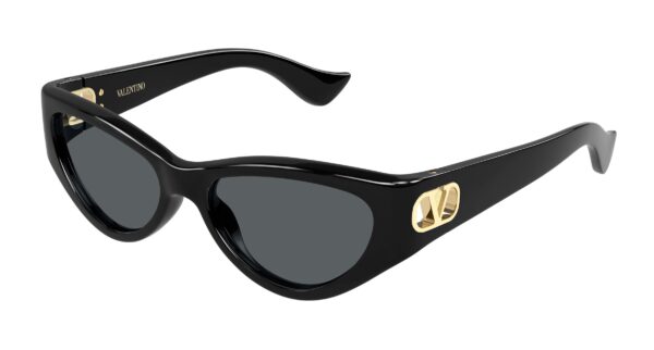 VALENTINO Sunglasses Black Black Grey/