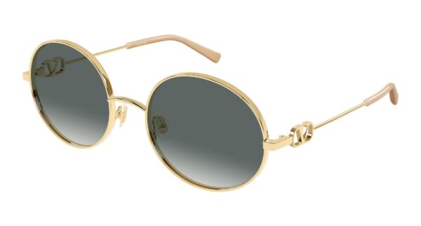 VALENTINO Sunglasses Gold Gold Grey/GRADIENT