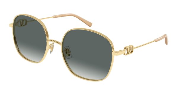 VALENTINO Sunglasses Gold Gold Grey/GRADIENT