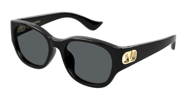 VALENTINO Sunglasses Black Black Grey/